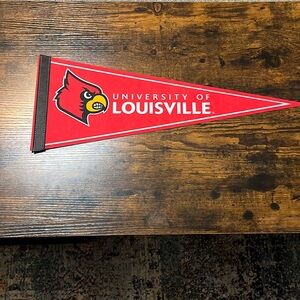 University of Louisville Cardinals Pennant red, black, white